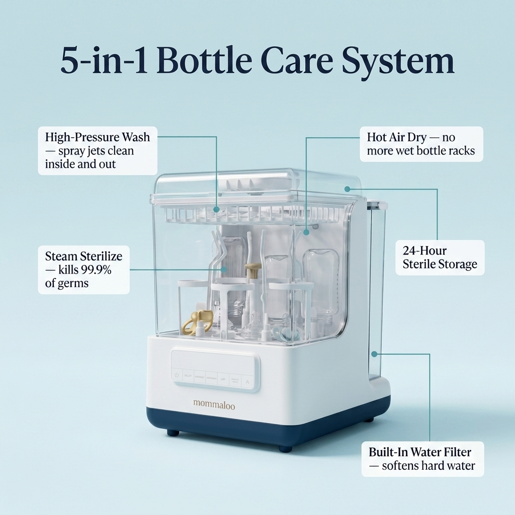 Mommaloo Bottle Care System